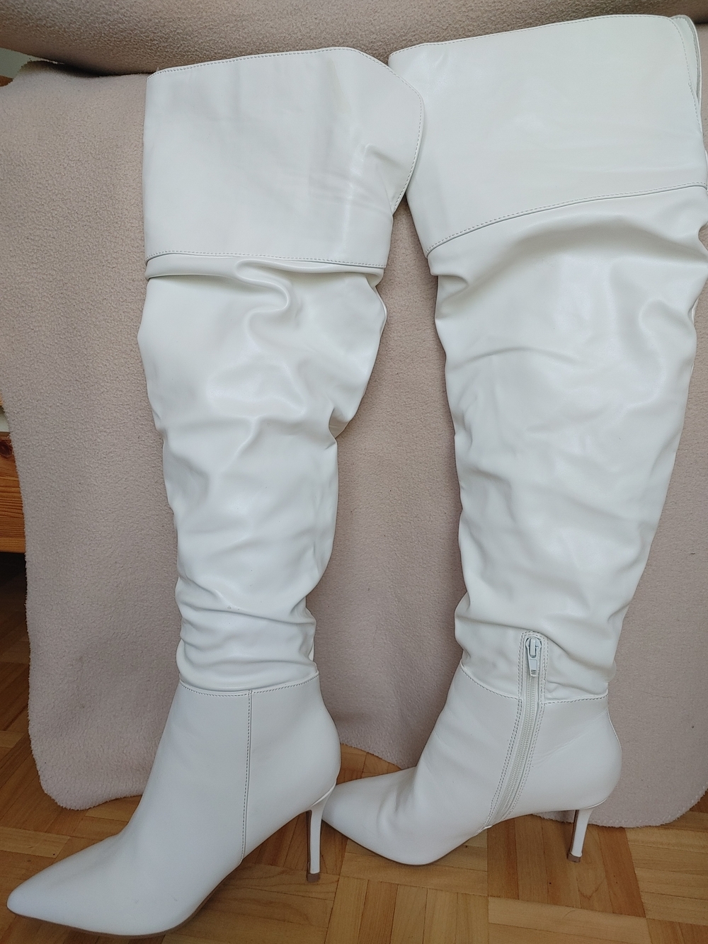 White Over-the-Knee Boots